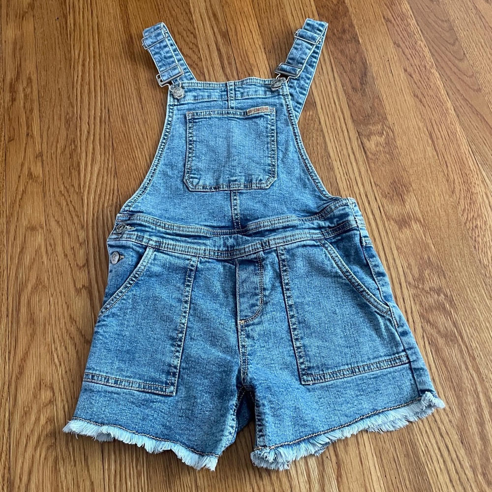 Hudson jeans girls denim country shortalls 10